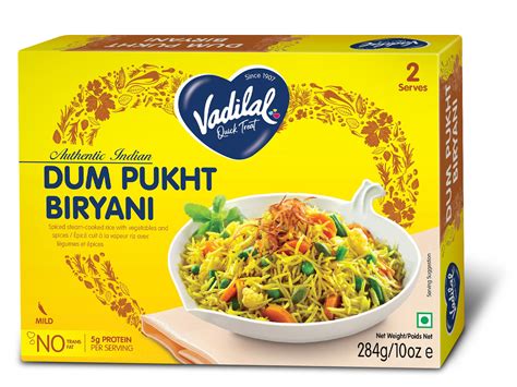 Dum Pukht Biryani – Vadilal Quick Treat Australia