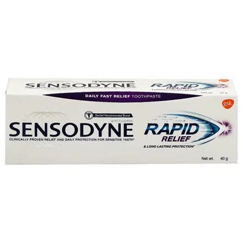 Sensodyne तेजी से राहत टूथपेस्ट 40 ग्राम