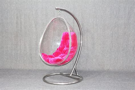 Zula Ghar Acrylic Oval Transparent Swing with Ring Stand : Amazon.in ...