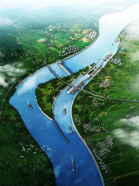 贵港航运枢纽二线船闸通航 成为西江第二大船闸-中国港口网