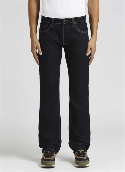 Holborne Dark Blue Mid Rise Straight Fit Jeans | Pepe Jeans India