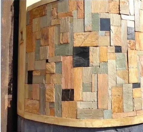 Natural Stone wall Mosaic - Slate Stone Bathroom Tiles Trader ...