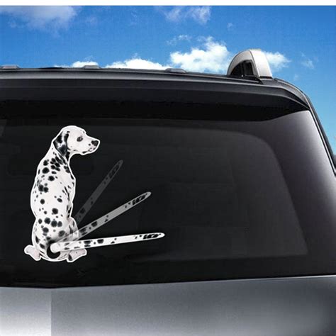 vylymuses 3D Car Rear Window Decals for Dalmatian Dog,Tancredy Car ...