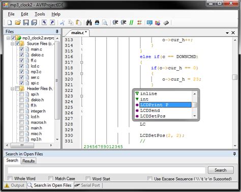 Linux AVR IDE 的图像结果