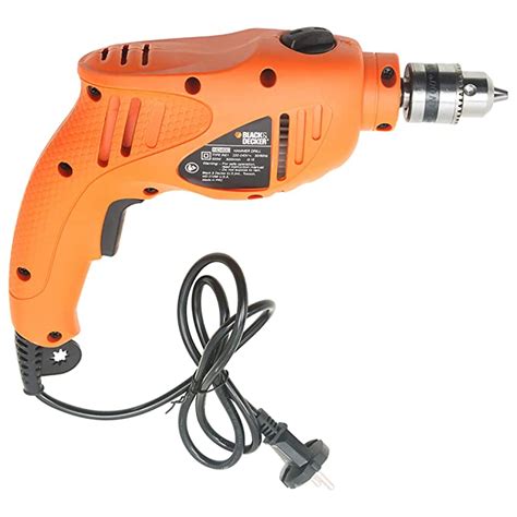 BLACK+DECKER HD400IN 500-Watt 10 millimeters Hammer Drill Machine (HD4 ...