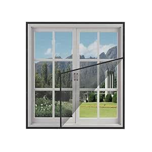 Fiberglass Mosquito Net for Windows Pre Stitched with Fastener Loop ...