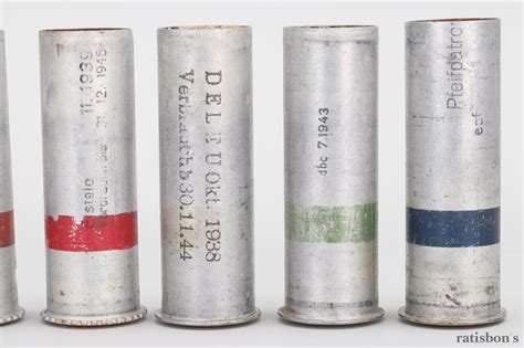 ratisbon's | 6 + flare gun shells (EMPTY) | DISCOVER GENUINE MILITARIA ...