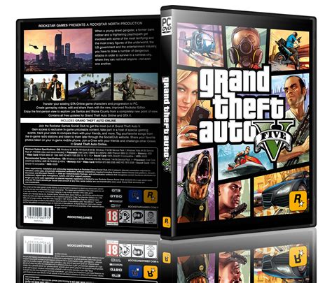 Video Games Grand Theft Auto Rockstar Games Cover Art Gta GTA 5 Box Art ...