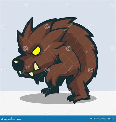 Werewolf Cartoon | CartoonDealer.com #77979755