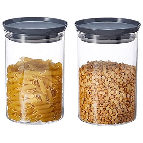 Buy YouBee Plastic Kitchen Storage Container - Air-Tight, Transparent ...