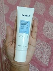 Re' Equil Ultra Matte Dry Touch Sunscreen Gel Spf 50 Pa++++, Water ...