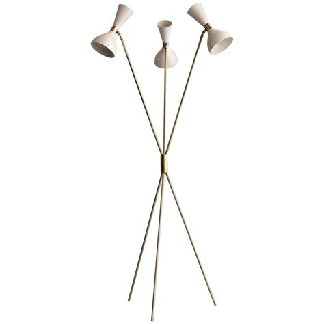 Stilnovo Style Double Headed Floor Light For Sale at 1stDibs | double ...