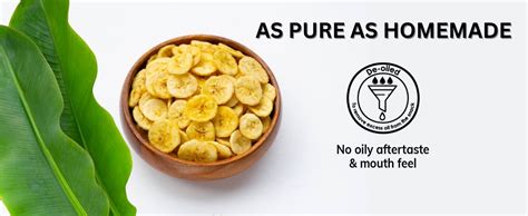 Dakshyn Nendran Yellow Banana Chips (180g x 4 pack) | South Indian ...