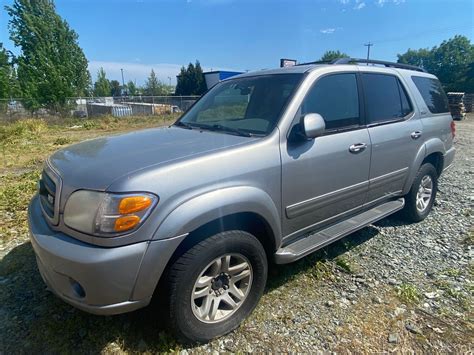 *MUST TOW, NOT SUITABLE FOR TRANSPORTATION* 2001 TOYOTA SEQUOIA, GREY, GAS, AUTOMATIC, 4DRSW ...