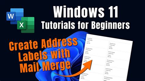 Address Labels Using Mail Merge 的图像结果