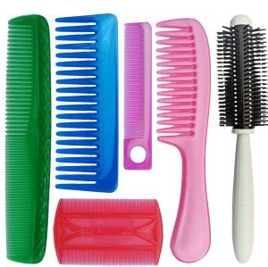 GARDENING CROP High Quality Plastic Hair Comb And Hair Brush Combo (Set ...
