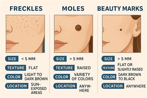 Mole vs Freckle vs Beauty Mark: Complete Guide 2025