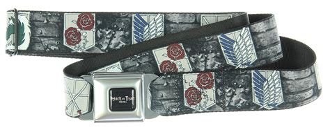 Buy Attack on Titan Multiple Symbols Seatbelt Belt at Amazon.in