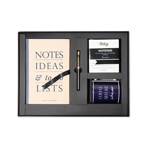 NOTES IDEAS & TO-DO LISTS (CREAM) - GIFT SET