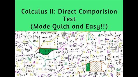 Image result for Direct Comparison Test Calculus