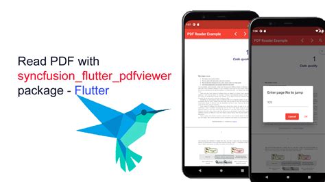Flutter PDF View Package 的图像结果