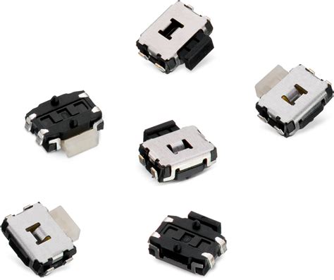 WS-TASU J-Bend SMT Tact Switch with Boss Design 4.7x3.5 mm side push ...