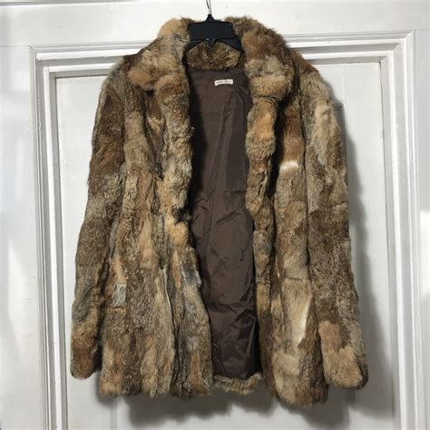 Shop 100 rabbit fur coat made in korea Cheap Sale