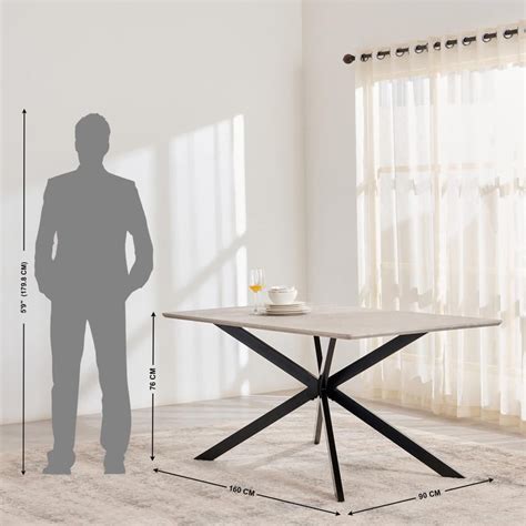 Buy Voxen 6-Seater Dining Table - Beige from Home Centre at just INR ...