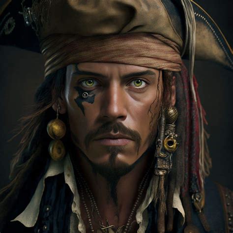 Digital painting of Jack Sparrow | Freelancer