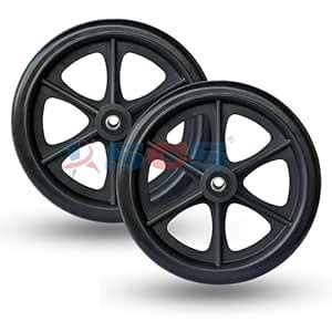 SCS Wheelchair Front Wheel Tyre Castor 7 Inches (Pack Of 2 Pieces ...