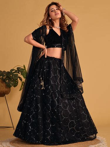 Black Lehenga Choli - Buy Designer Lehenga Choli