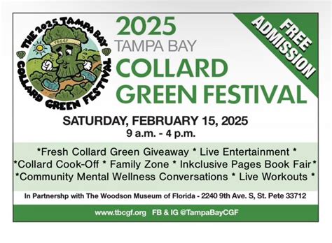 2025 Tampa Bay Collard Green Festival, Dr. Carter G. Woodson African ...