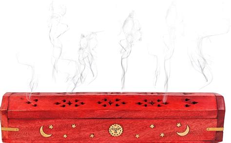 Bharat Art Store Sheesham Wooden and Brass Agarbati Holder, Dhoop ...