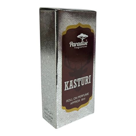 Paradise Kasthuri Attar Roll-On 8ml – Long-Lasting Natural Alcohol-Fre ...
