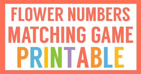Image result for Flower Matching Game Printable
