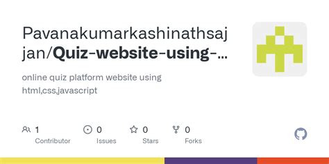 Quiz Web Page Template HTML CSS JavaScript 的图像结果