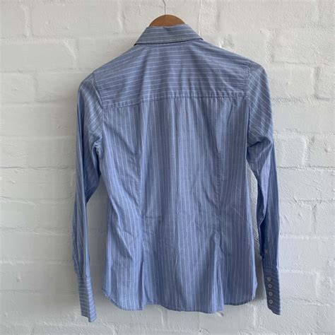 Zara Small Blue Button-Up