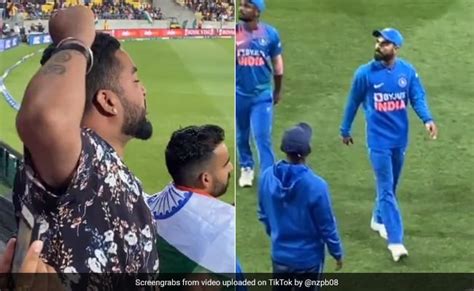 IND vs NZ: विराट कोहली को देखते ही फैन्स चिल्लाने लगे- 'अनुष्का भाभी ...