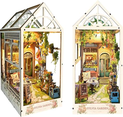ROCOXIA Sylvia Garden DIY Book Nook Kit | Touch Light,DIY India | Ubuy