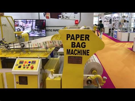 Automatic Paper Bag Making Machine - Automatic Grocery Paper Bag Making ...
