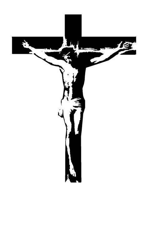 Cross black and white crucifix black and white clipart 3 - WikiClipArt