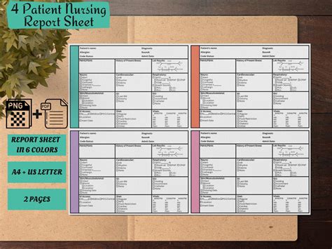 Download Nursing Reports Sheets for Organized Documentation