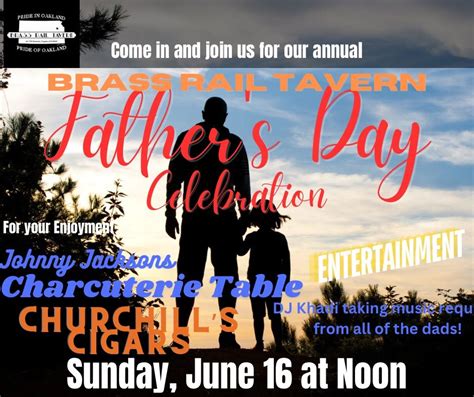 Father’s Day Celebration! Charcuterie & Cigars , Brass Rail Tavern ...