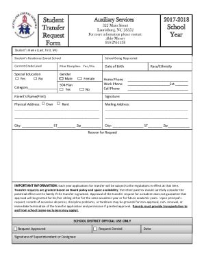 Fillable Online 2021-2022 Student Transfer Request Form - scotland.k12 ...