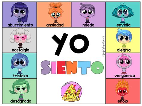 Recurso ilustrativo para trabajar las emociones con los personajes de ...