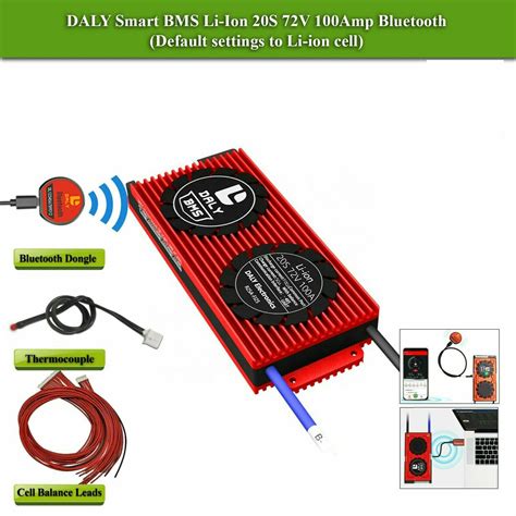 DALY Smart BMS 20S 72V 100A Li-ION Bluetooth BMS India | Ubuy