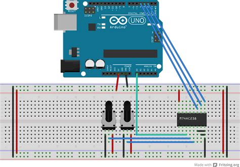 Multiplexing Arduino 的图像结果