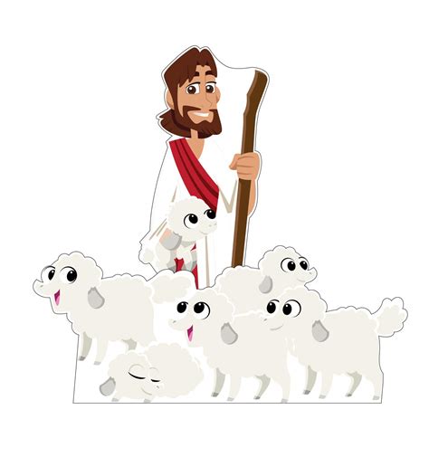 Buy Advanced Graphics The Good Shepherd Standee Set Life Size Cardboard ...