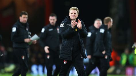 Bournemouth boss Eddie Howe cautious despite eight-point gap | Football ...