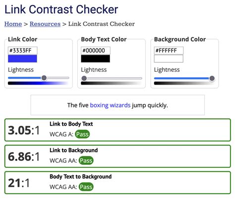 Image result for Color Contrast Tools